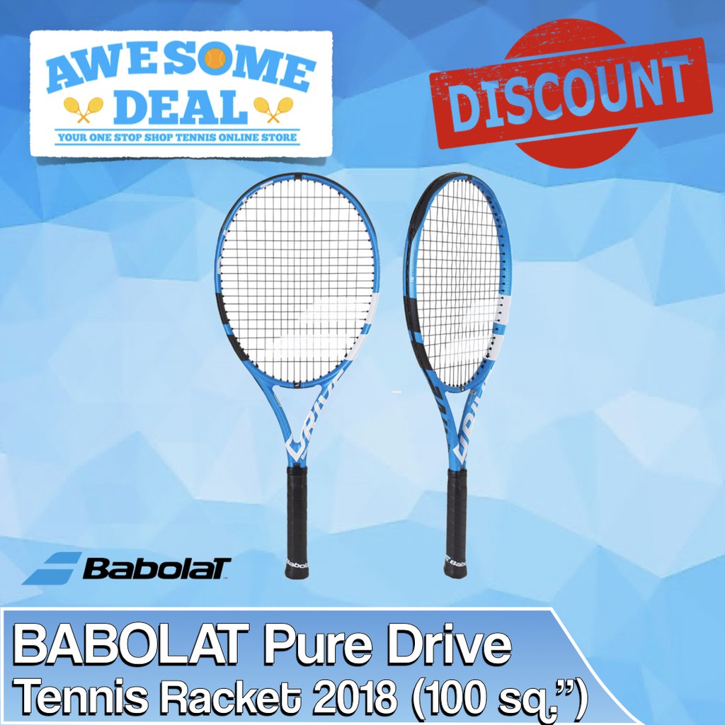 Babolat 2018 Pure Drive Tennis Racket 300g Grip 2 Shopee Philippines