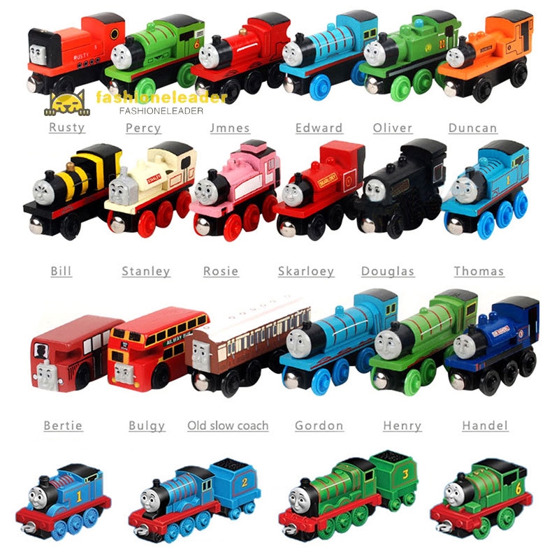 Wooden Toy Blocks Thomas Friends Block Building Magnetic Child Super ...