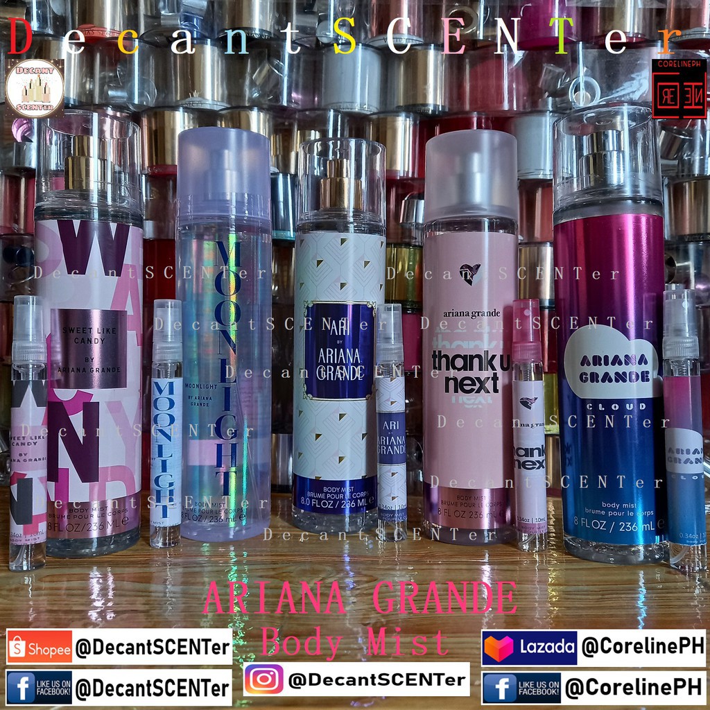 Cloud body best sale mist ariana grande