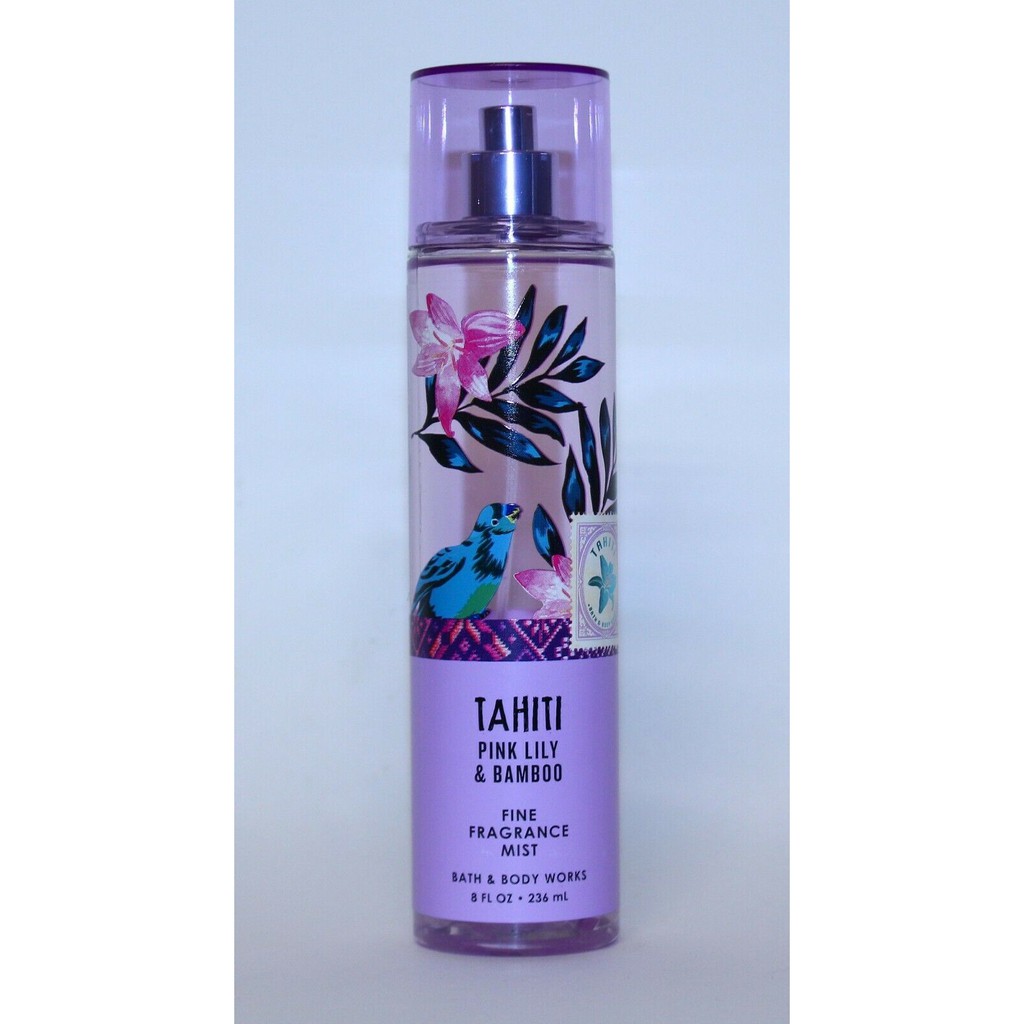 Bath and body works tahiti pink lily and online bamboo