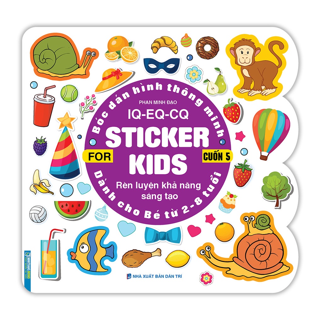 Book - Smart peel and stick stickers IQ - EQ - CQ - Sticker for kids ...