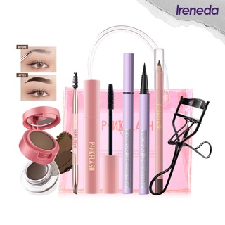 Make Up Set Matte Lipstick Full Cover Concealer Waterproof Mascara Eyeliner  Eyebrow Pen Makeup Cosmetics WITH ampao