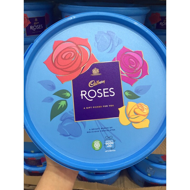 Cadbury Roses Chocolate Tub 600g Shopee Philippines 