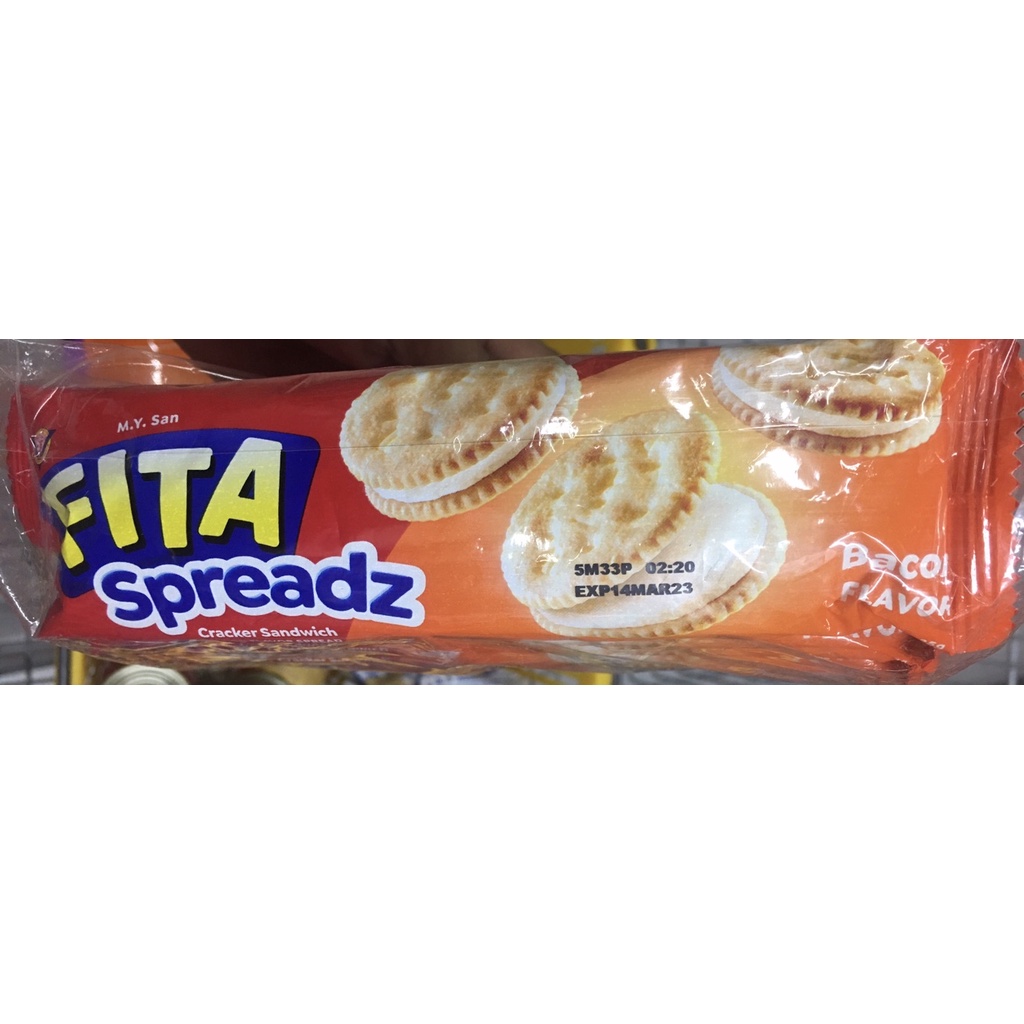 My San Biscuits Fita Spreadz Bacon Flavor Packx S Shopee Philippines