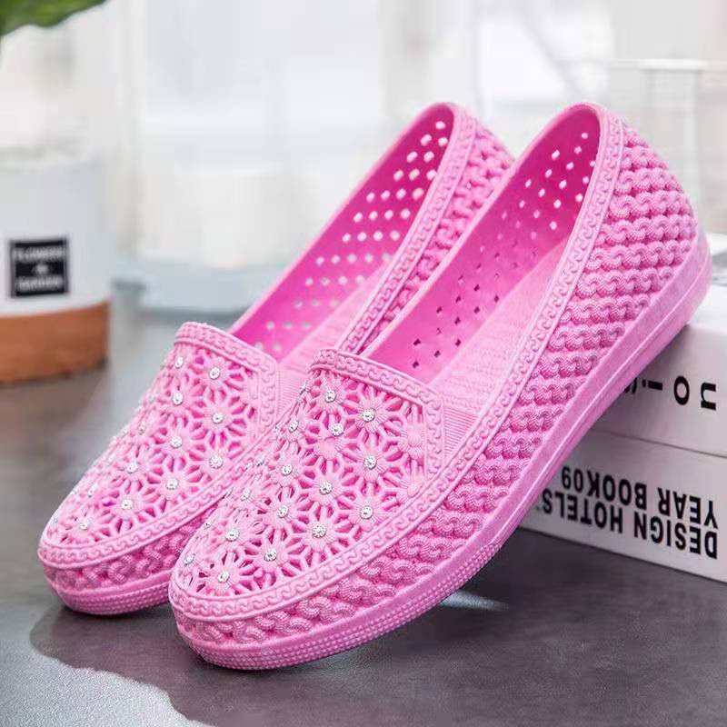 Plastic shoes for womens hot sale