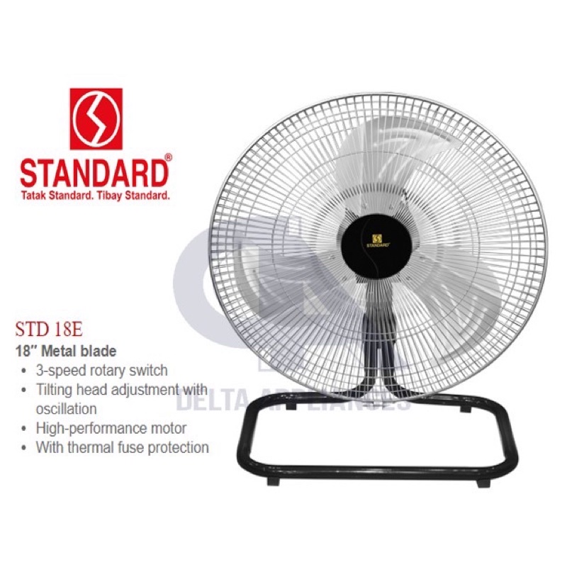 Standard STD 16E Industrial Ground Fan 18 inches Shopee Philippines
