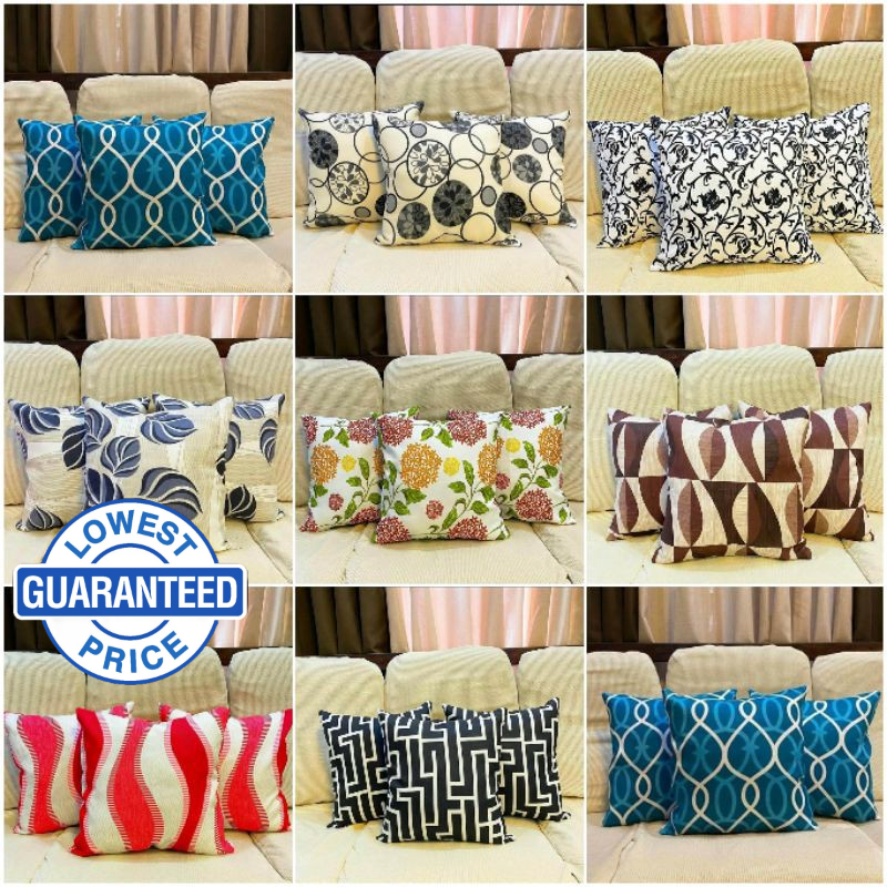 Throw Pillow Cases Canadian Pillow Cases (Curtain Match/Bedsheet Match)