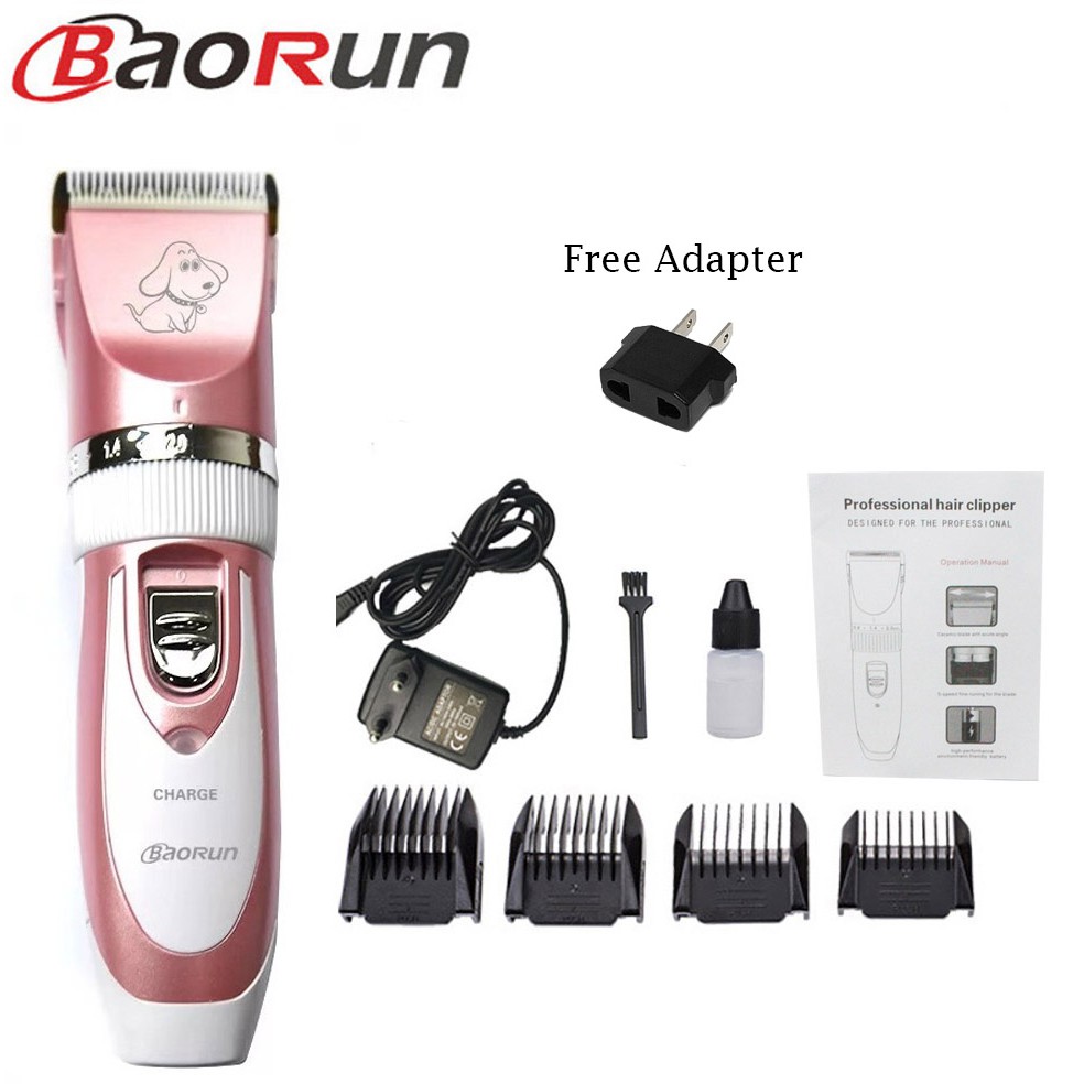 Baorun P2 P3 Professional Rechargeable Pet Cat Dog Ceramic Hair Trimmer Clipper Shopee Philippines