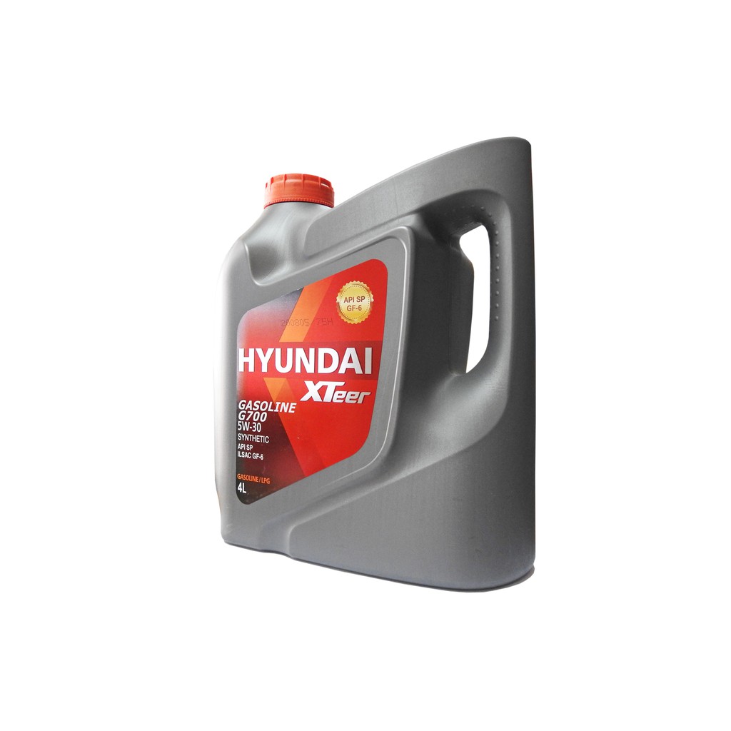 Hyundai Xteer G700 SP/G6-5 5W30 Synthetic Gasoline Engine Oil (4 Liters ...
