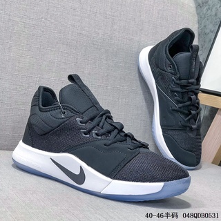 Men's pg 3 basketball shoes cheap black and white