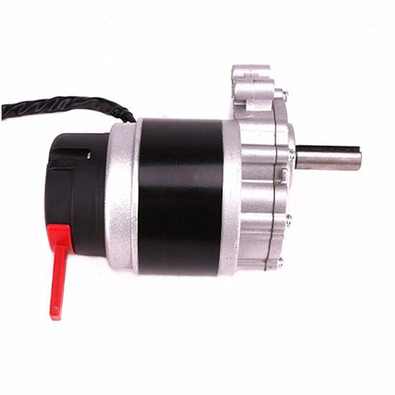250w 24v Low Speed Brush Motor With Electromagnetic Brake And Hand ...