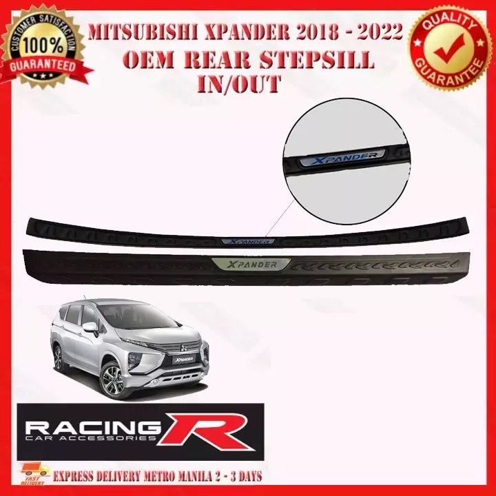 Mitsubishi Xpander 2018 to 2022 OEM Rear Step sill or Rear Bumper Guard ...