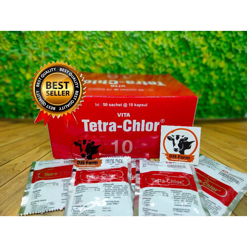 Vita Tetrachlor 10 Capsules Tetra Chlor Medion Antibiotic Drug Cold Flu ...