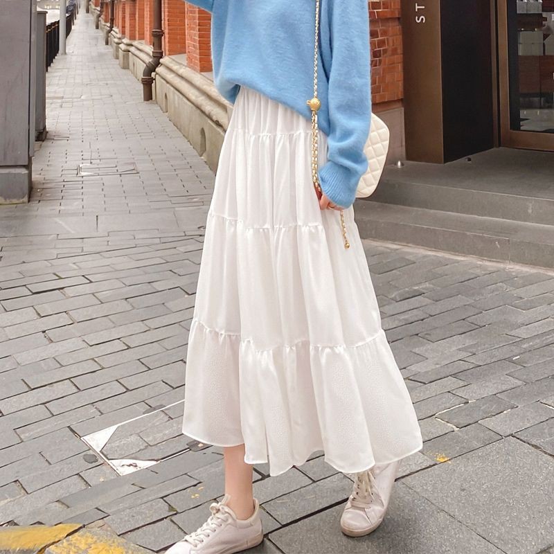 Plain long clearance skirt