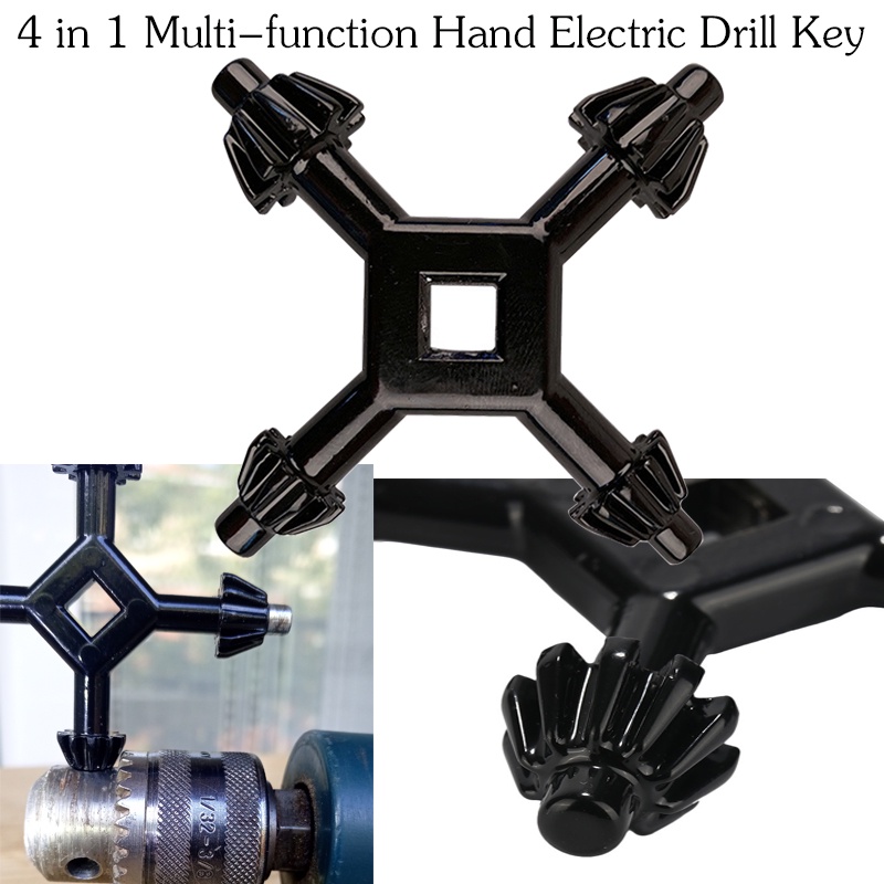 Multifunction Four-in-one Multi-function Hand Electric Drill Key Chuck ...