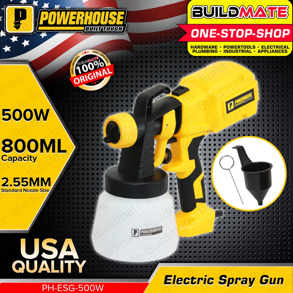 BUILDMATE POWERHOUSE HVLP Hand held Portable Electric Sprayer Paint ...
