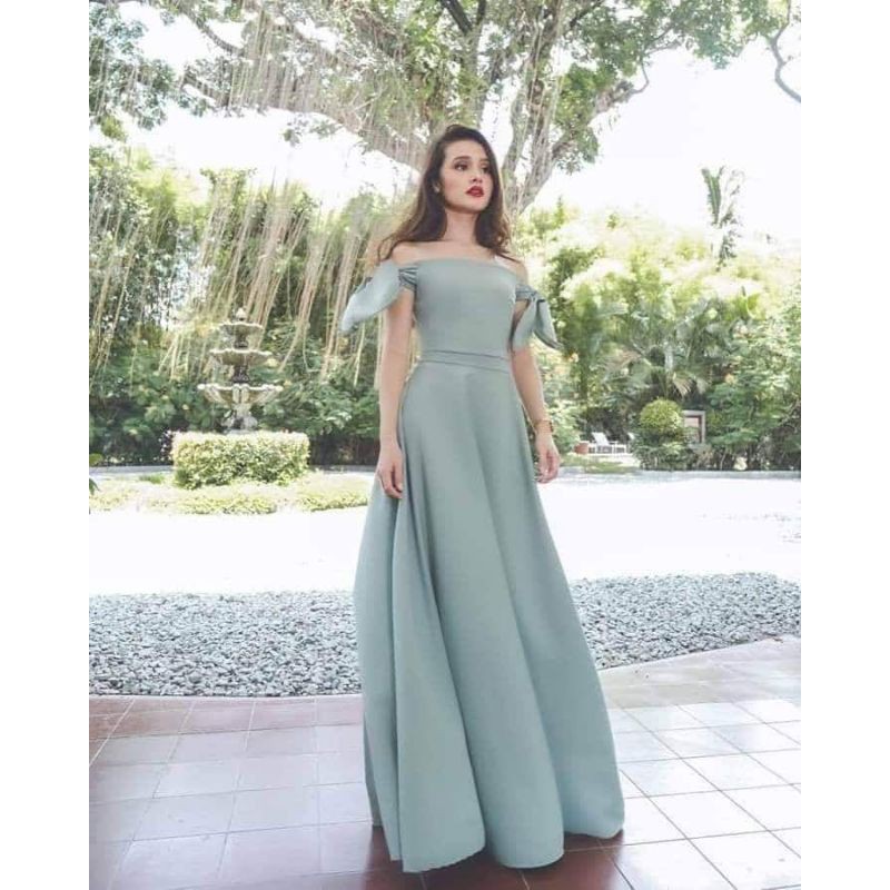 Neoprene 2025 bridesmaid gown