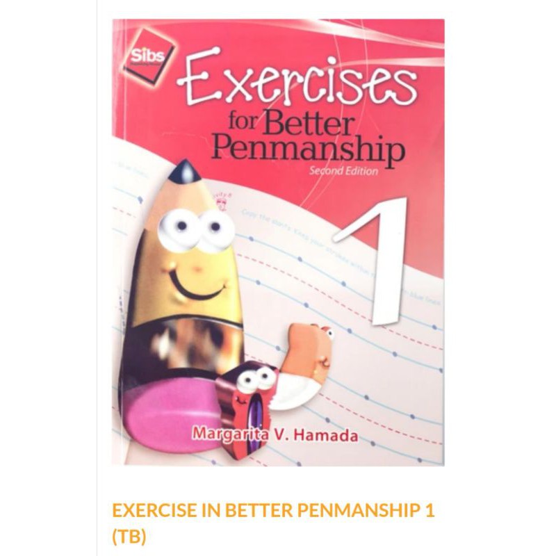 Exercises for Better Penmanship 1 (Textbook) | Shopee Philippines