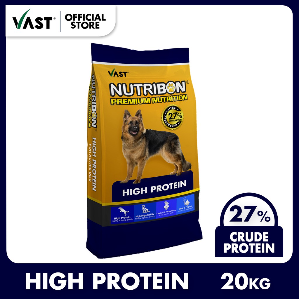 NUTRIBON HIGH PROTEIN DOG FOOD 20KG Shopee Philippines