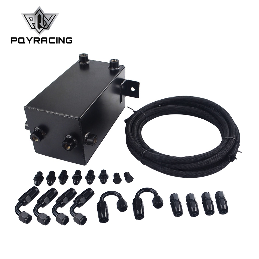 PQY 4L Aluminium Surge Tank Full Black Fuel Cell 4L Universal