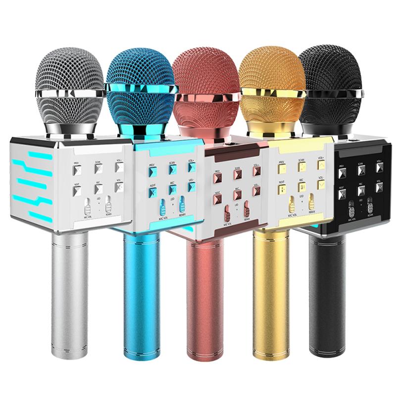 DS868 Wireless Karaoke Microphone USB Player Bluetooth Mic Speaker