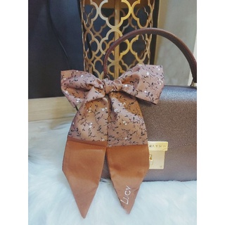 Ready Stock In Malaysia TWILLY RIBBON tie jute BAG ACCESSORIES handbag  handle silk TWILLIES BOW neck scarf SET D,E,F, Women's Fashion, Watches &  Accessories, Other Accessories on Carousell