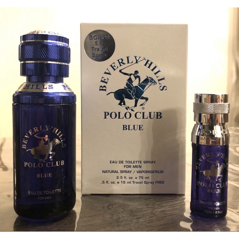 Beverly hills polo shop club blue body spray