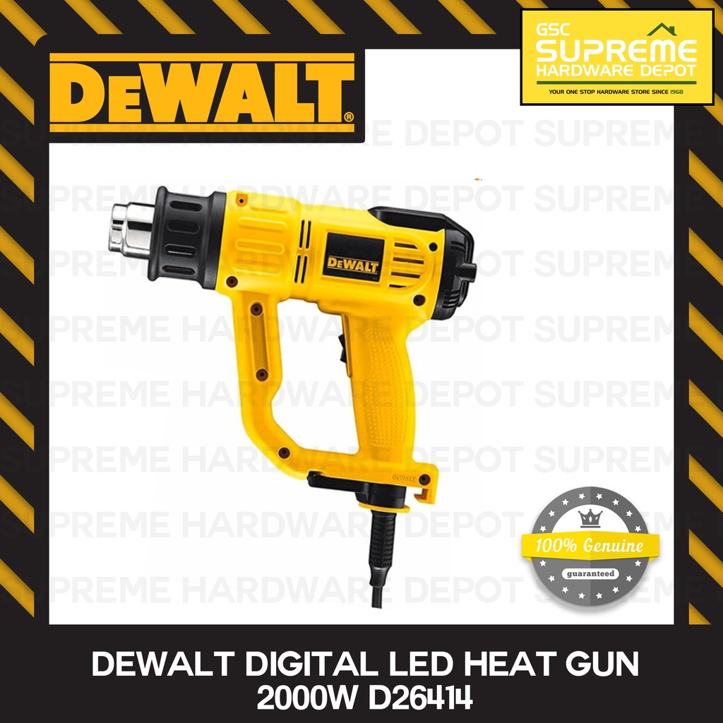 Dewalt Digital LED Heat Gun 2000W D26414 Shopee Philippines