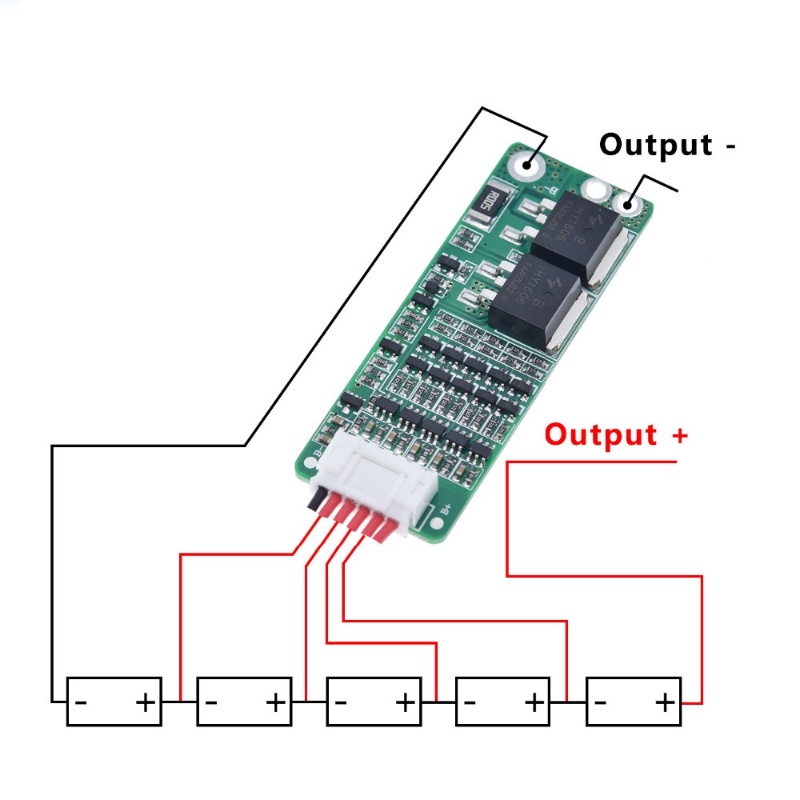 1PCS 5S 15A Li-ion Lithium Battery BMS 18650 Charger Protection Board ...