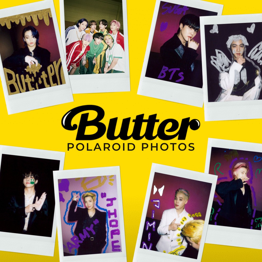 Bts Butter Polaroid Photos Real Instax Shopee Philippines