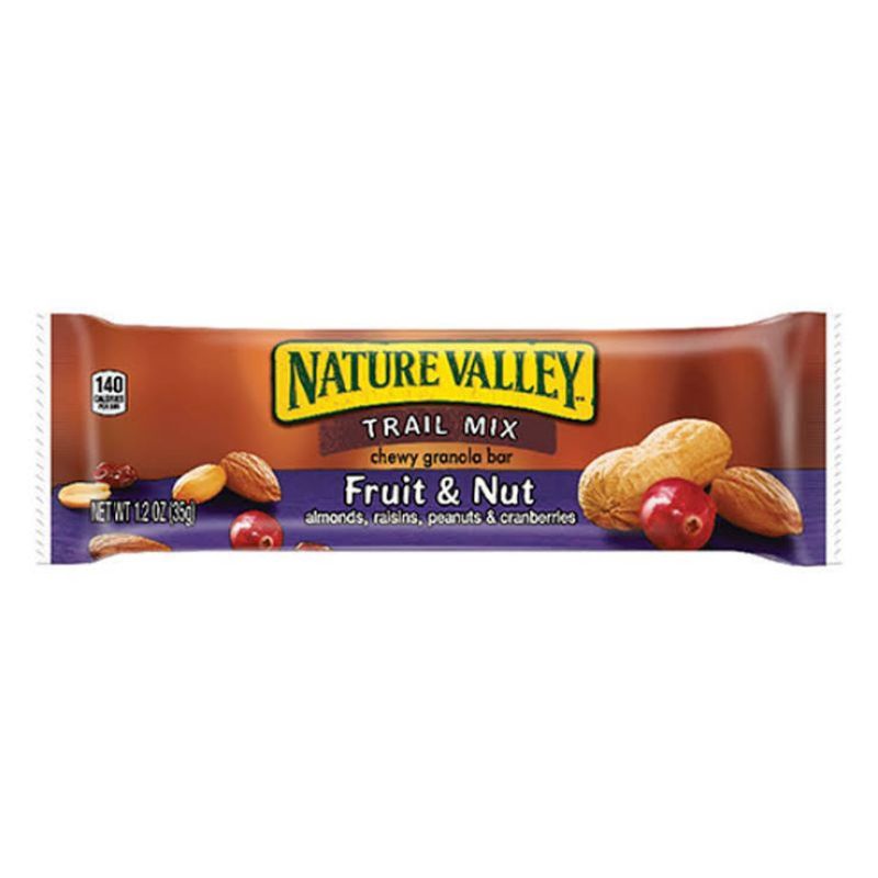 Nature Valley Trail Mix Fruit & Nut Chewy Granola Bar 35g Shopee