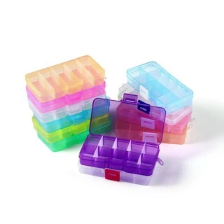 High Quality Grids Adjustable Plastic Jewelry Beads Storage Box Case  Container Organize For Craft Jewelry Display Boxs Supplies