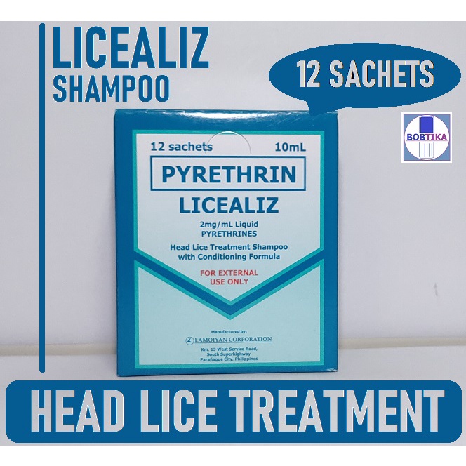 Licealiz Head Lice Treatment Shampoo Sachet 12s Shopee Philippines