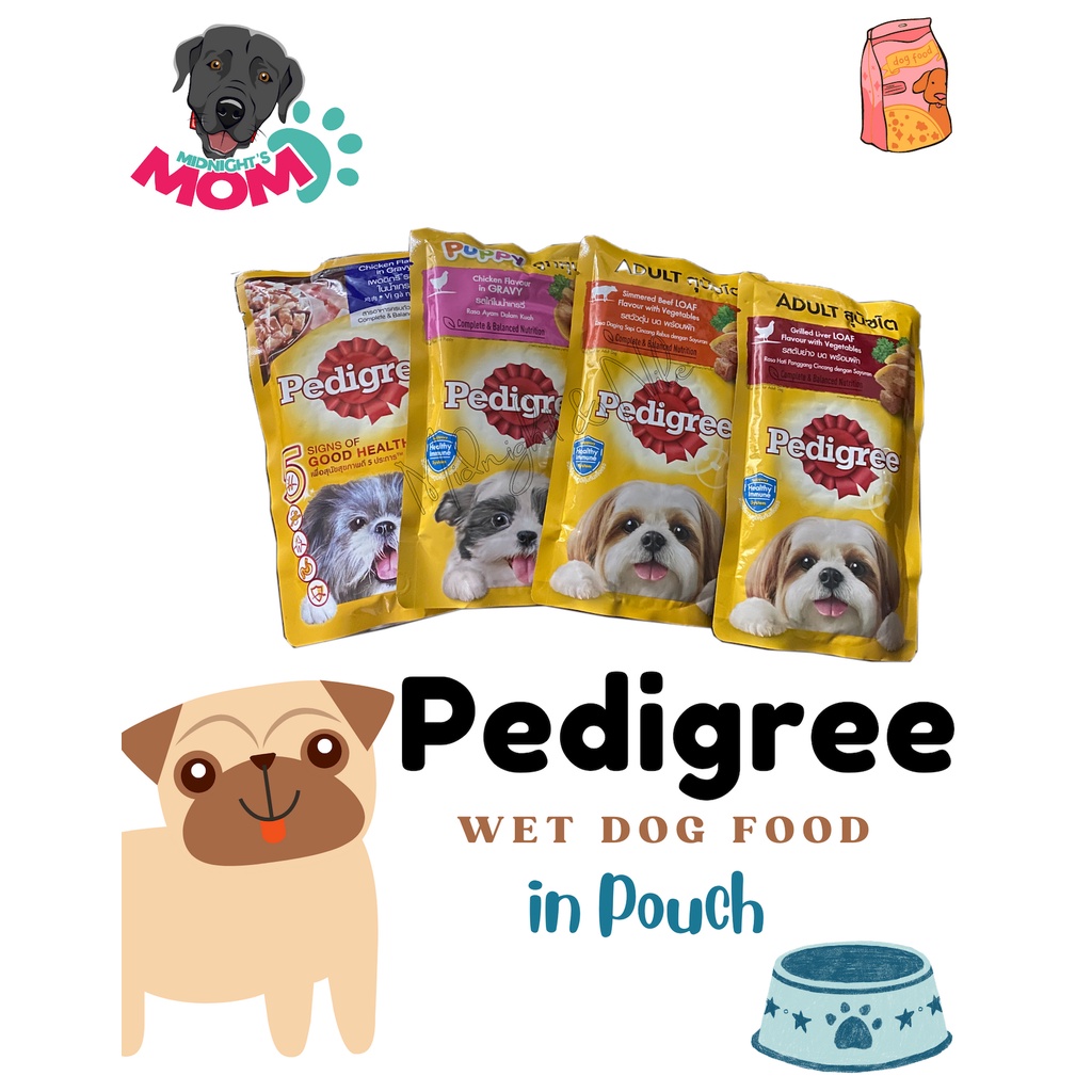 Pedigree Pouch In Gravy 130g (Wet Dog Food) | Shopee Philippines