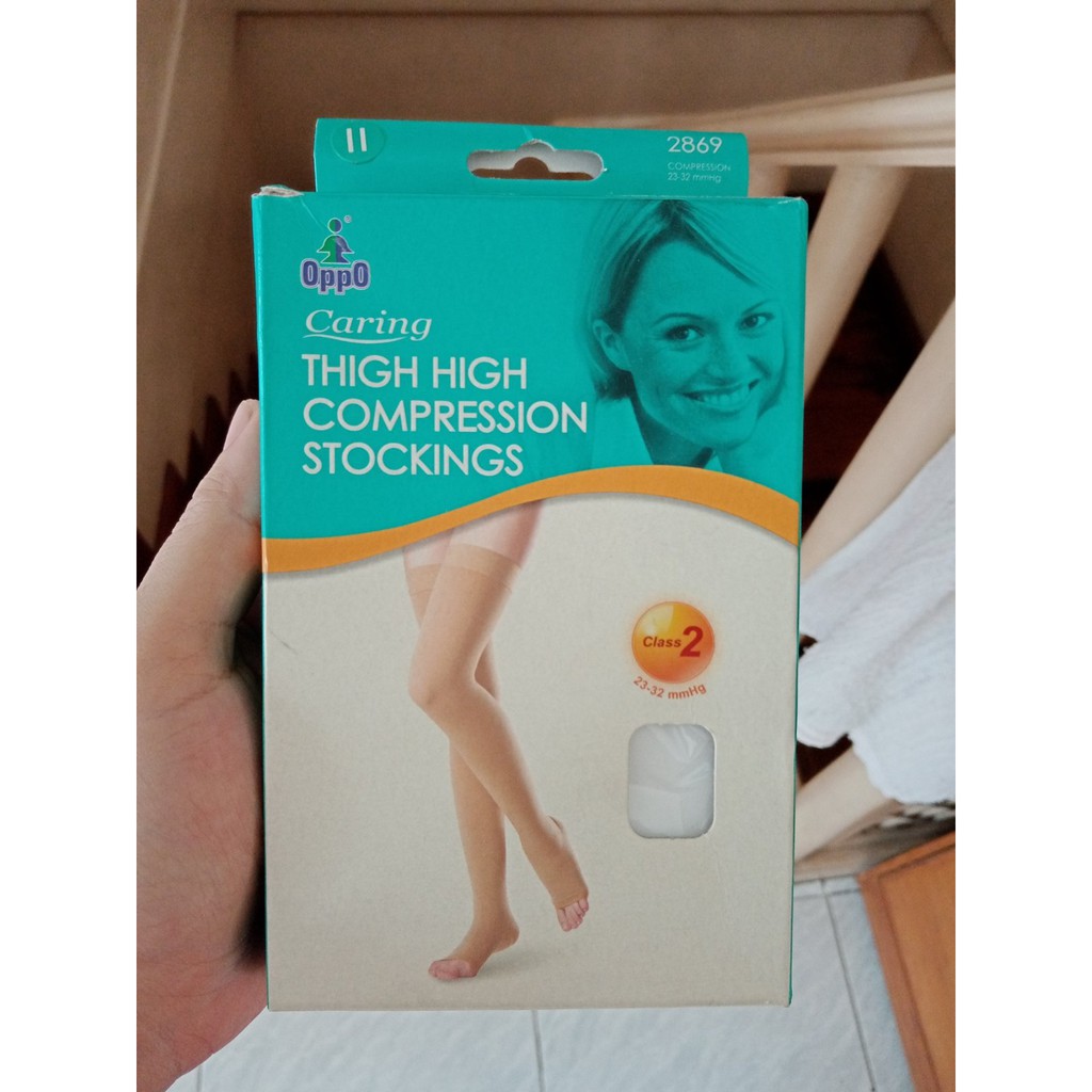 2869 Thigh High Compression Stockings OPPO class 2