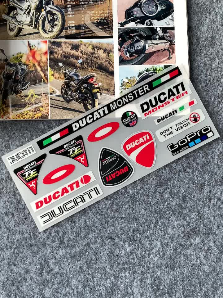 Reflective Motorcycle Stickers Set Decor Motorbike Motorcross Body ...