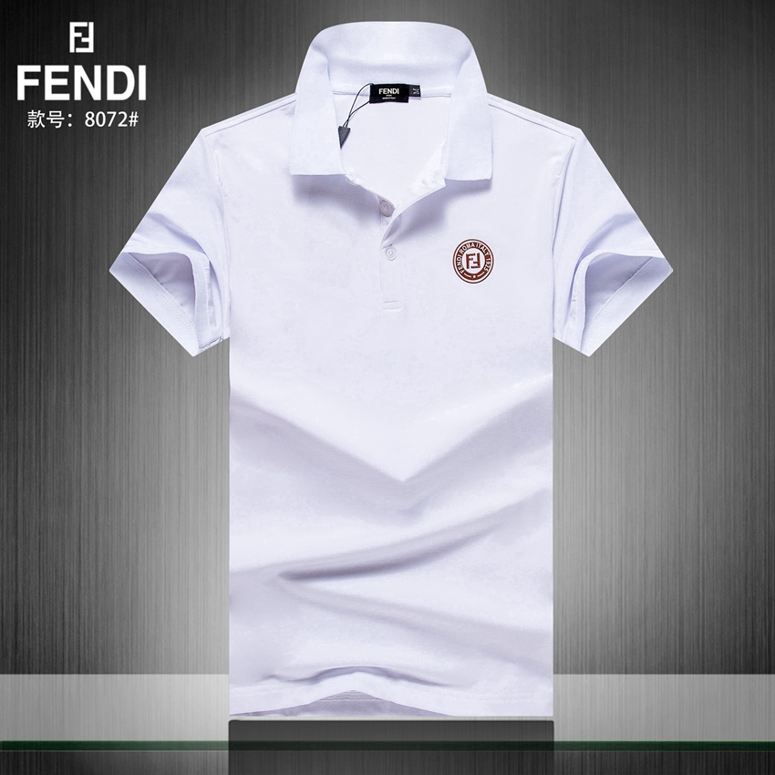 white fendi polo shirt