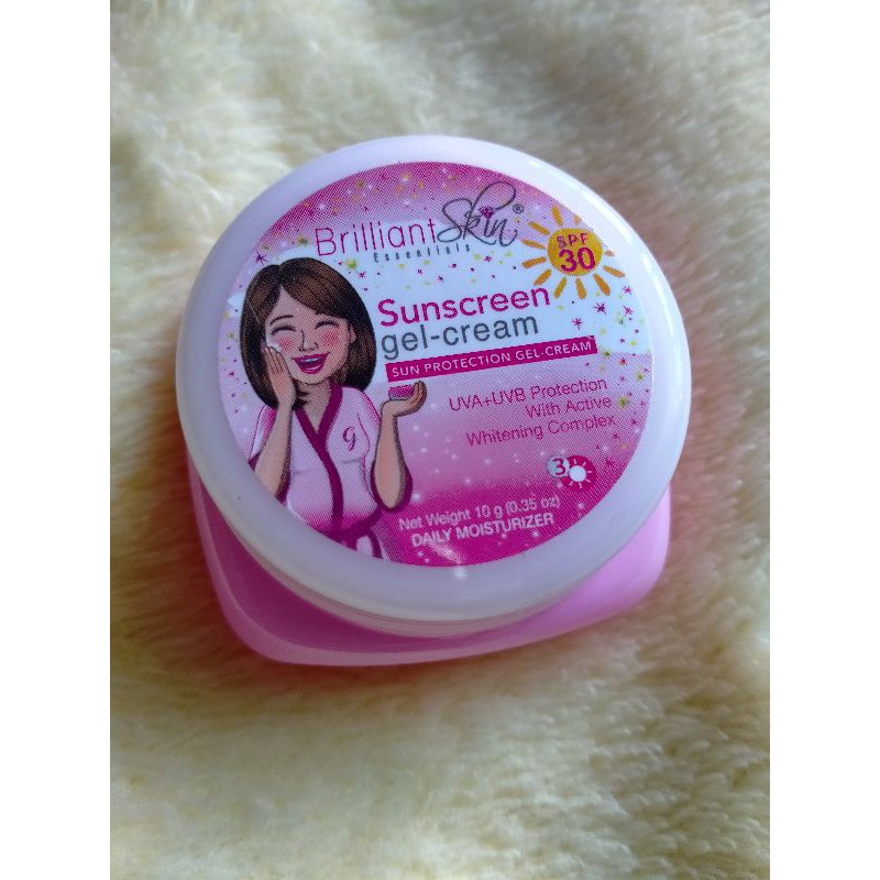 Brilliant Skin Whitening Sunscreen Gel Cream 10g Shopee Philippines