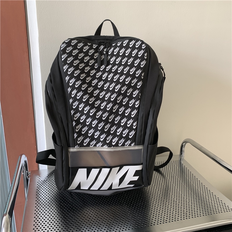 NIKEs Hoops Elite Max Air Team iD Backpack (Black&white) Shopee