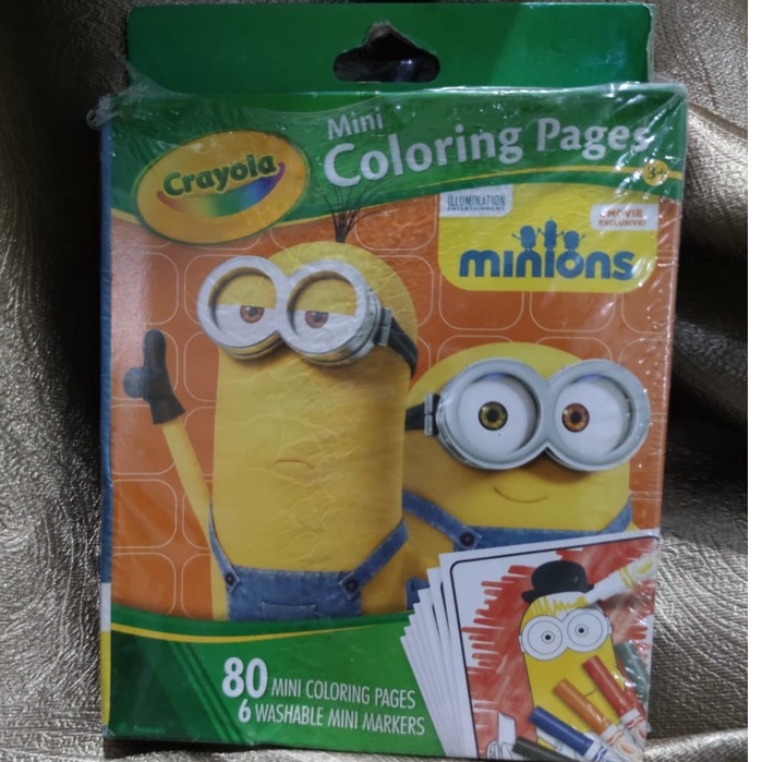 Crayola Minions coloring pages | Shopee Philippines