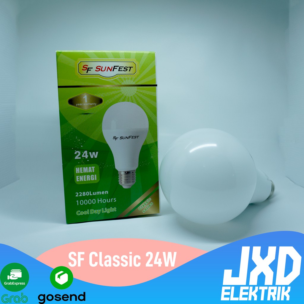 Led Lights 24 Watt White Light Bulb Save Energy Durable Eco