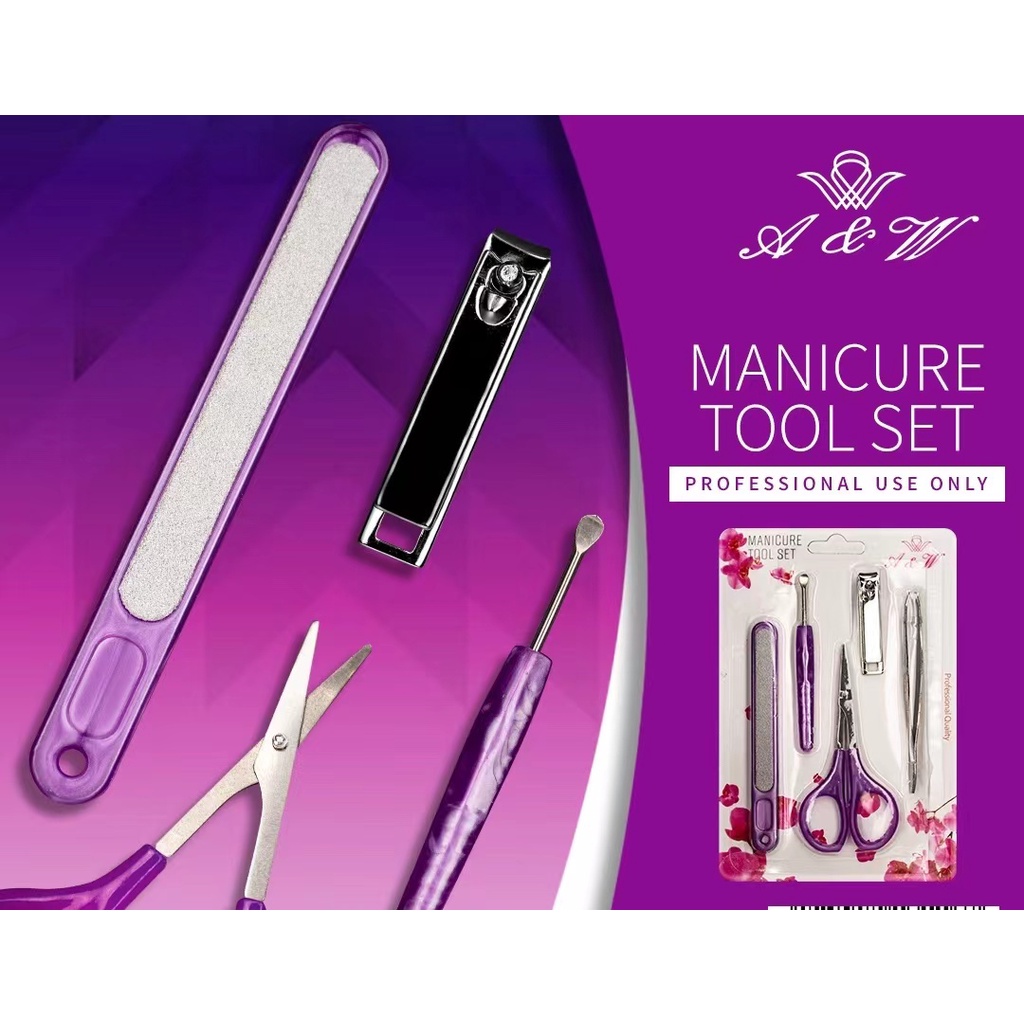 B.S manicure tool set 5in1 Shopee Philippines