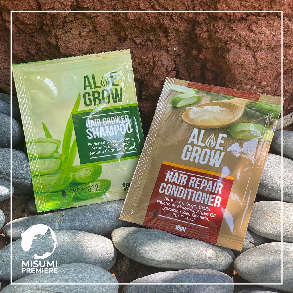 Aloe Grow Shampoo Conditioner Sachet 18ml | Shopee Philippines