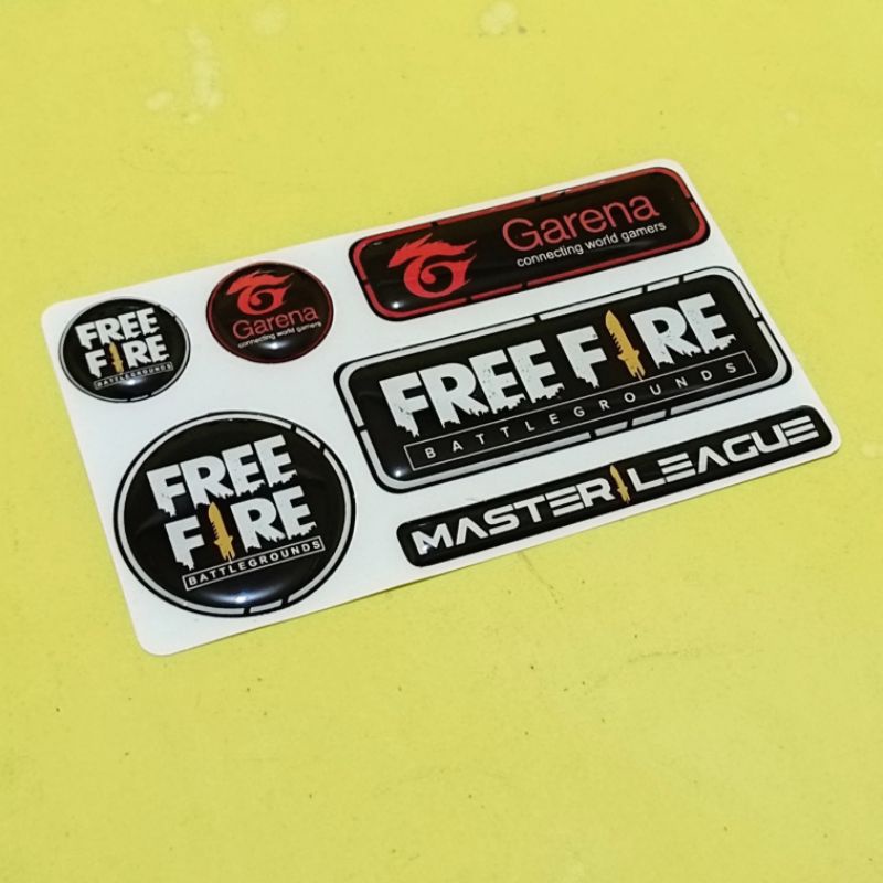 Free Fire Embossed Sticker | Shopee Philippines