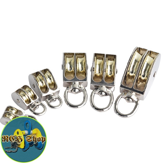 Mini Pulley Double Single Gold Pulley Small Pulley Miniature Pulley ...