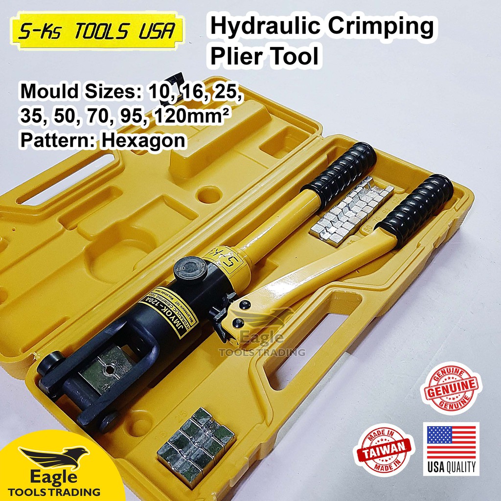 Hydraulic Crimping Tool Plier Sks JMYQK-120A For Stainless Steel Cable ...