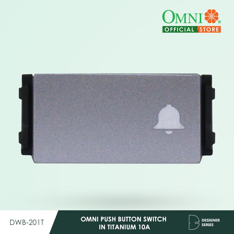 OMNI Push Button Switch 10A in Titanium - DWB-201T | Shopee Philippines