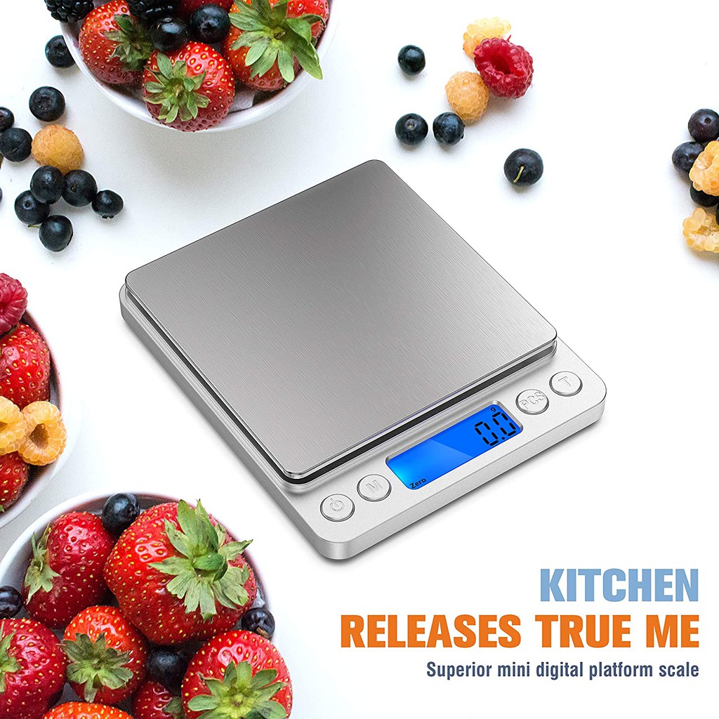 Food Weighing Scale Digital Kitchen Scale Weight Grams Cooking