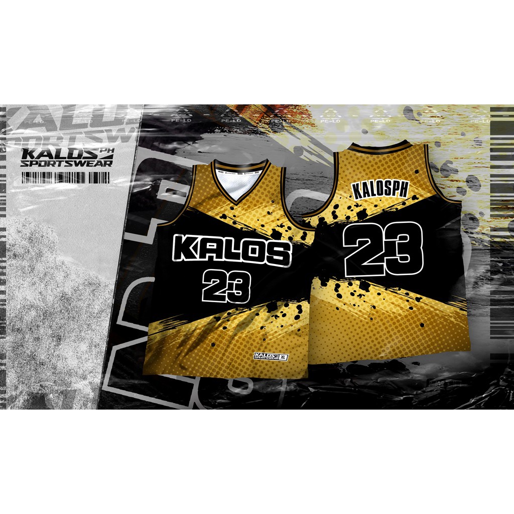 Gold best sale black jersey