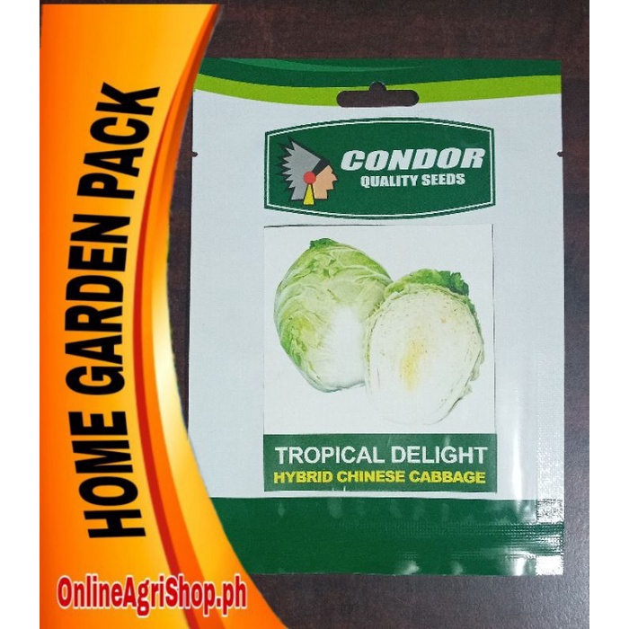 TROPICAL DELIGHT HYBRID CHINESE CABBAGE 1.5 GRAMS OR 750 SEEDS (CONDOR ...